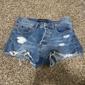 aero boyfriend shorts size 2